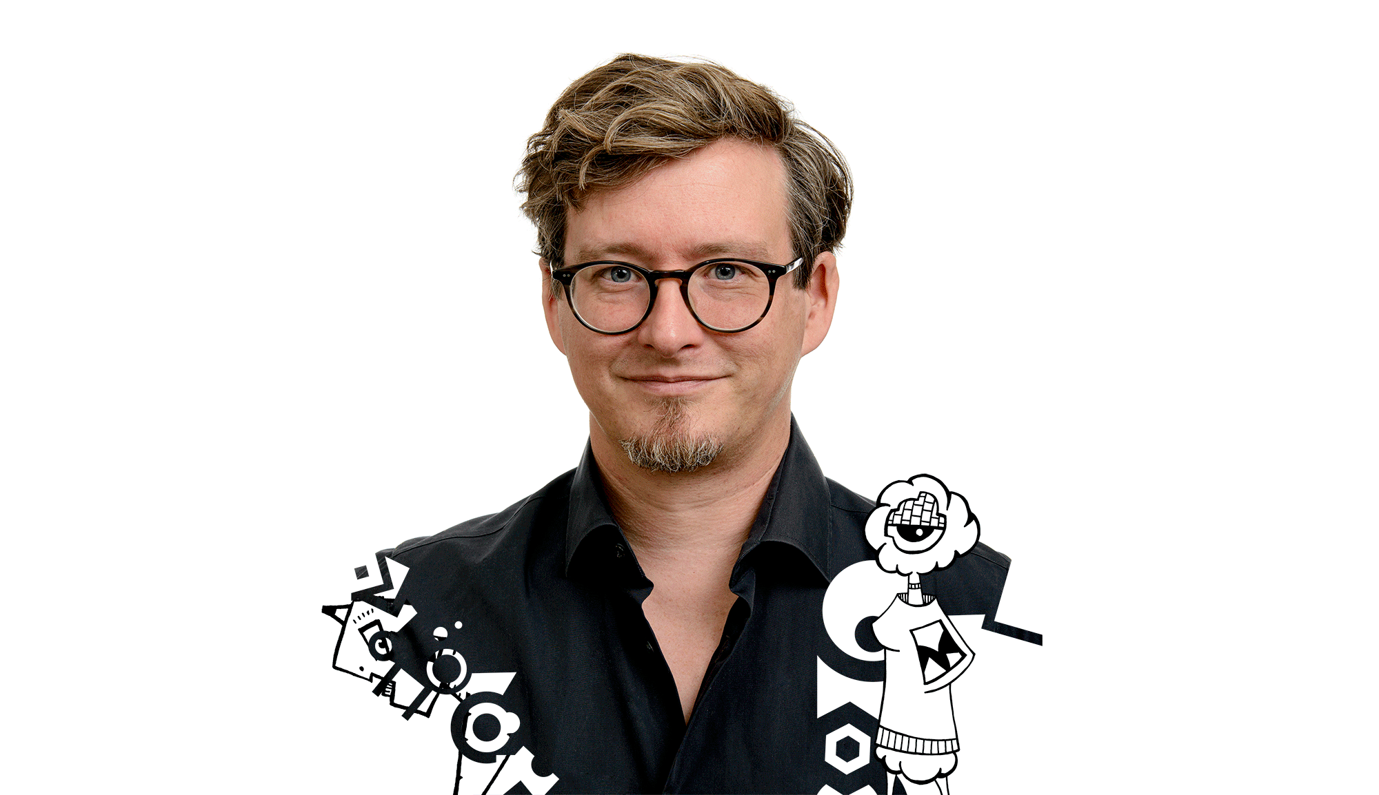 Georg Kippes, Illuwillu handgezeichnete Charaktere und Sinnbilder, digitalveredelt und als Fine Art Print produziert