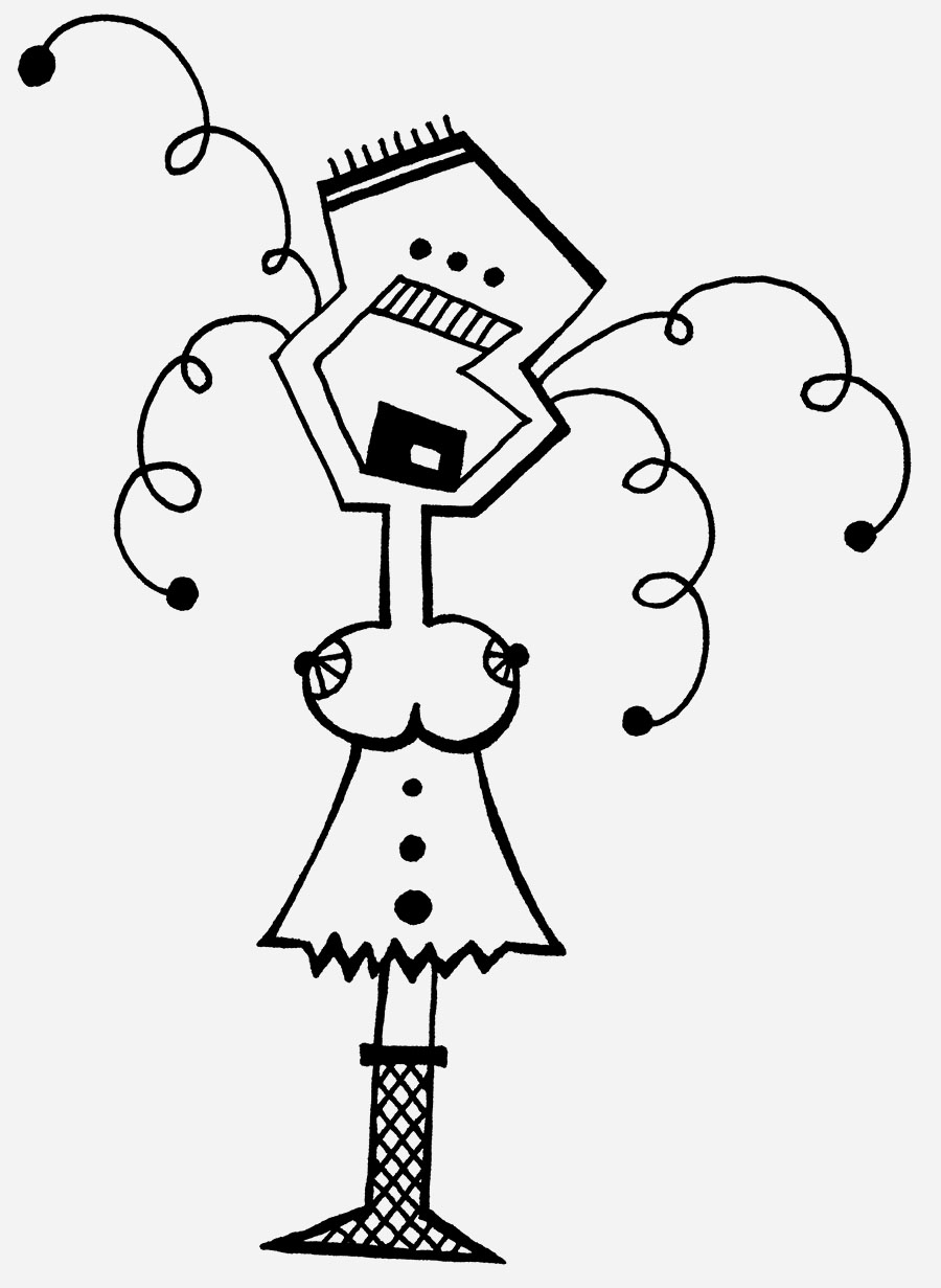 Gnädige Frau Titti zeigt eine kultivierte Illuwillu Figur zwischen Bildung, Eleganz und Menschlichkeit.