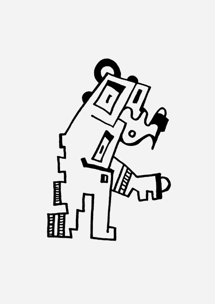 Strange Penis zeigt einen Illuwillu Charakter zwischen Fremdheit, Unsicherheit und absurdem Humor.