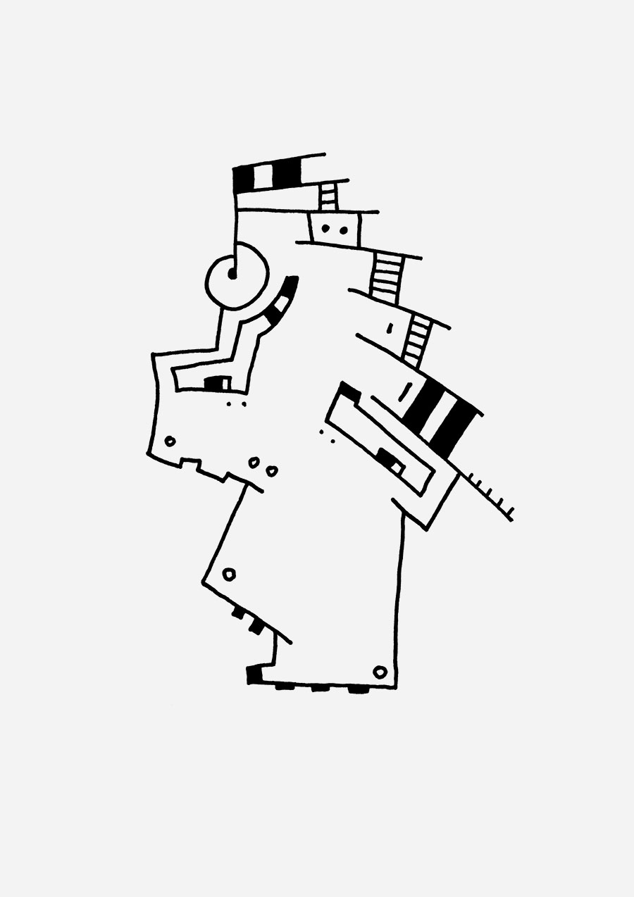 Sad Alfred zeigt eine sensible Illuwillu Figur, die selbst in den schönsten Momenten einen Grund zur Traurigkeit findet.