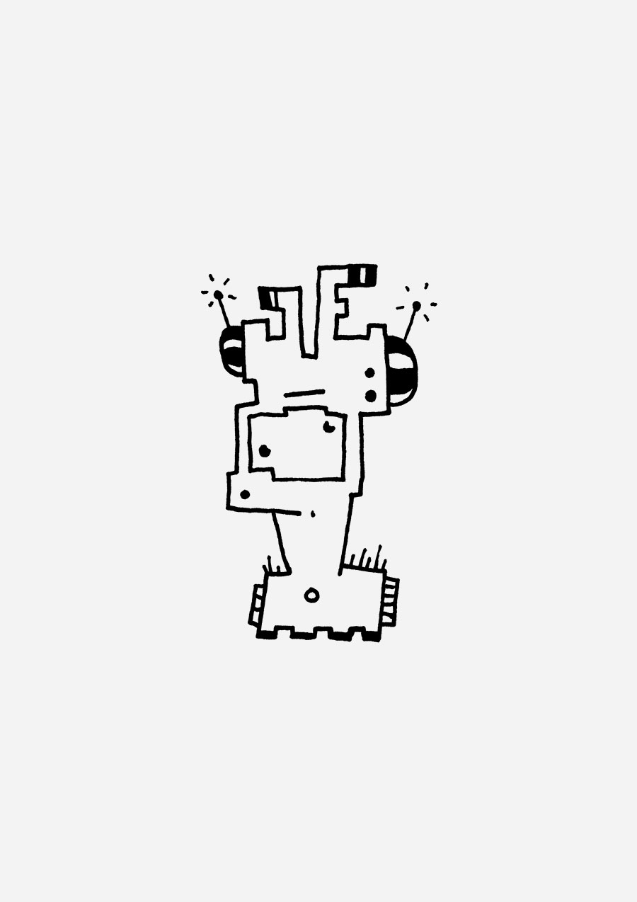 Beat Me Up zeigt eine Illuwillu Figur, die für Techno, Nächte voller Musik und das Leben im Rhythmus der Beats steht.
