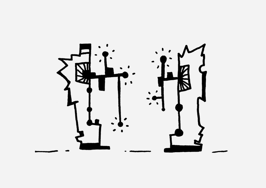 Love zeigt zwei tief verbundene Illuwillu Figuren zwischen Nähe, Vertrauen und emotionaler Harmonie.