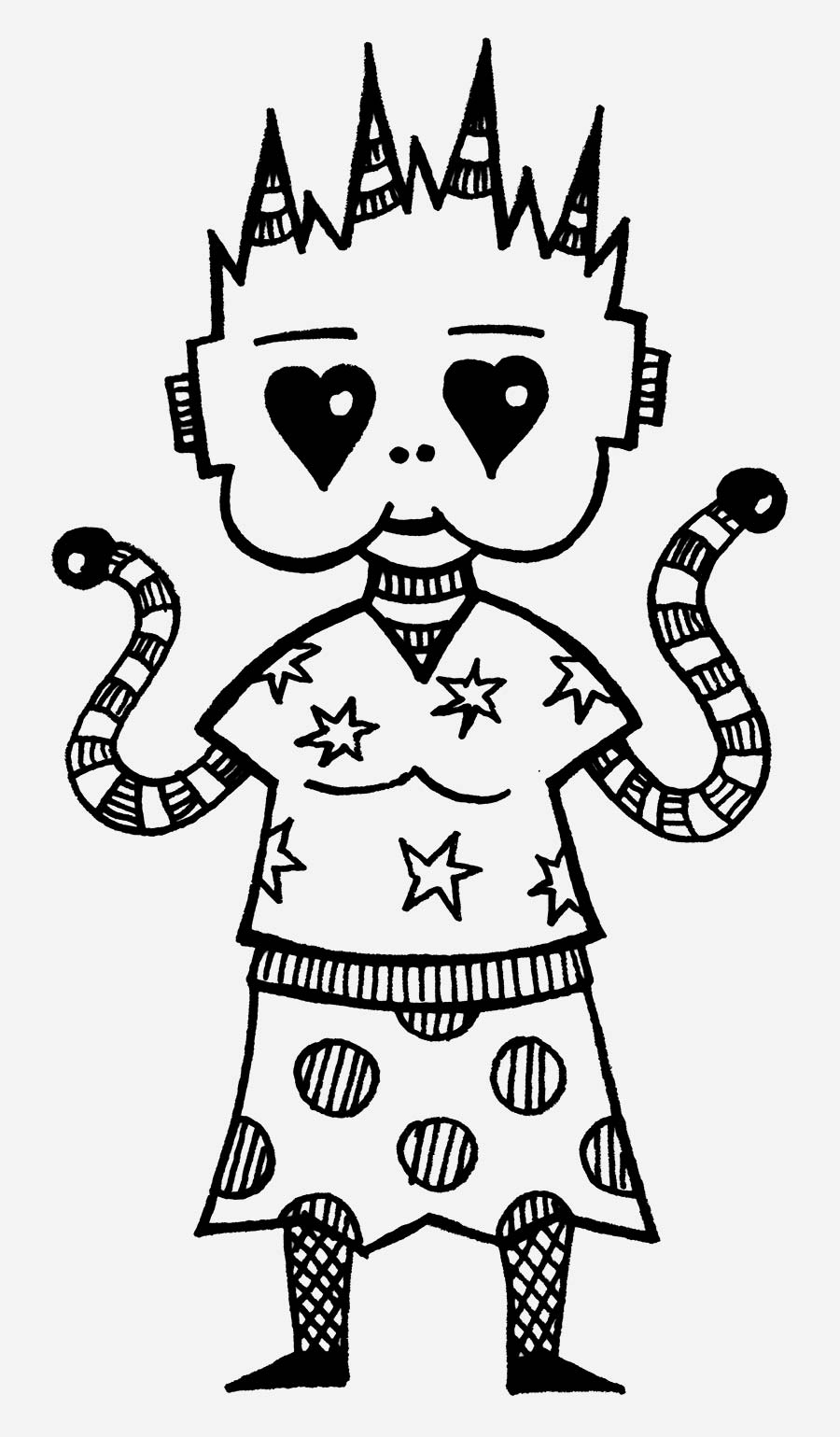 Tentakellady zeigt eine liebenswerte Illuwillu Figur zwischen Eleganz, Erfolg und Menschlichkeit.