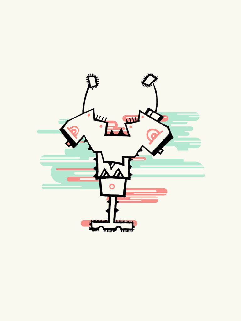 Twoface zeigt eine Illuwillu Figur mit zwei gegensätzlichen Persönlichkeiten zwischen Mitgefühl und Bösartigkeit.